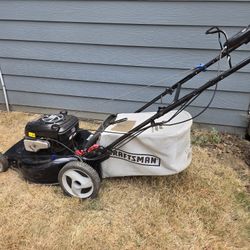 Craftsman Platinum Push Lawn Mower – 190cc Briggs & Stratton, Gas Powered (with Bag)
