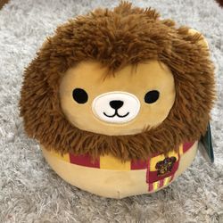 New w/ Tag Original Squishmallow Kellytoy Plush Harry Potter Gryffindor Lion 8"