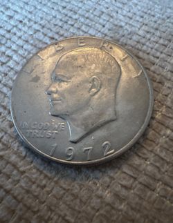 1972 Liberty Eisenhower One Dollar Coin 