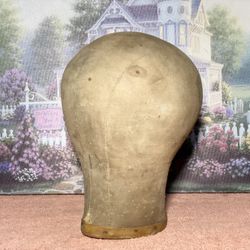Antique Millinery Canvas Hat Block
