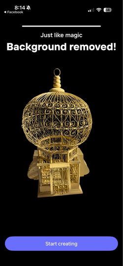 Victorian Moroccan bird cage