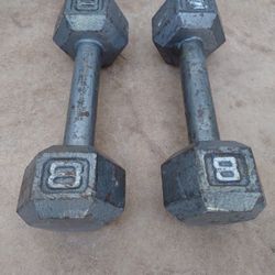 8 LB Dumb Bells - 1 Pair