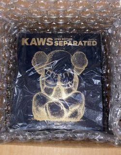 KAWS Separated Vinyl Figure Black 