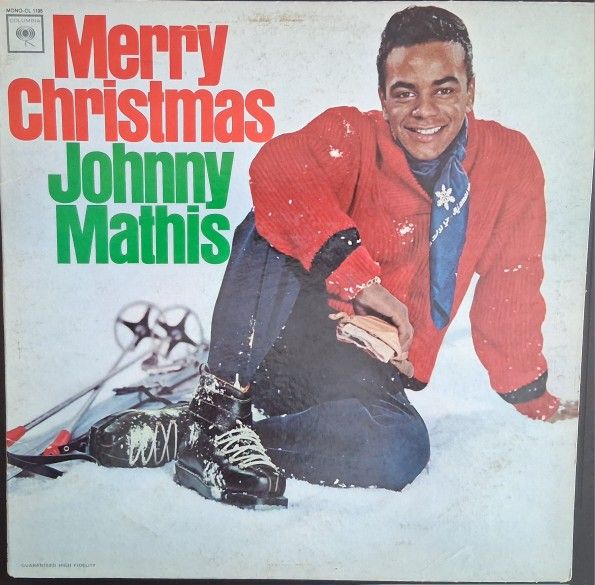 Johnny Mathis "Merry Christmas" 1966 Columbia Reissue (Mono)~VG+/VG+
