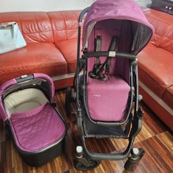 Uppababy Double Or Single  Stroller And Bassinet 