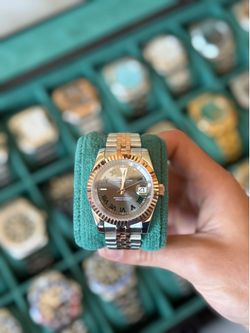 Seiko Mod: Two Tone Wimbledon Datejust