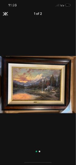 Thomas Kincaid Evening Majesty Beginning of A Perfect Evening