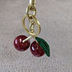 Cherry 🌸🍒 Keychain Or Purse Charm 