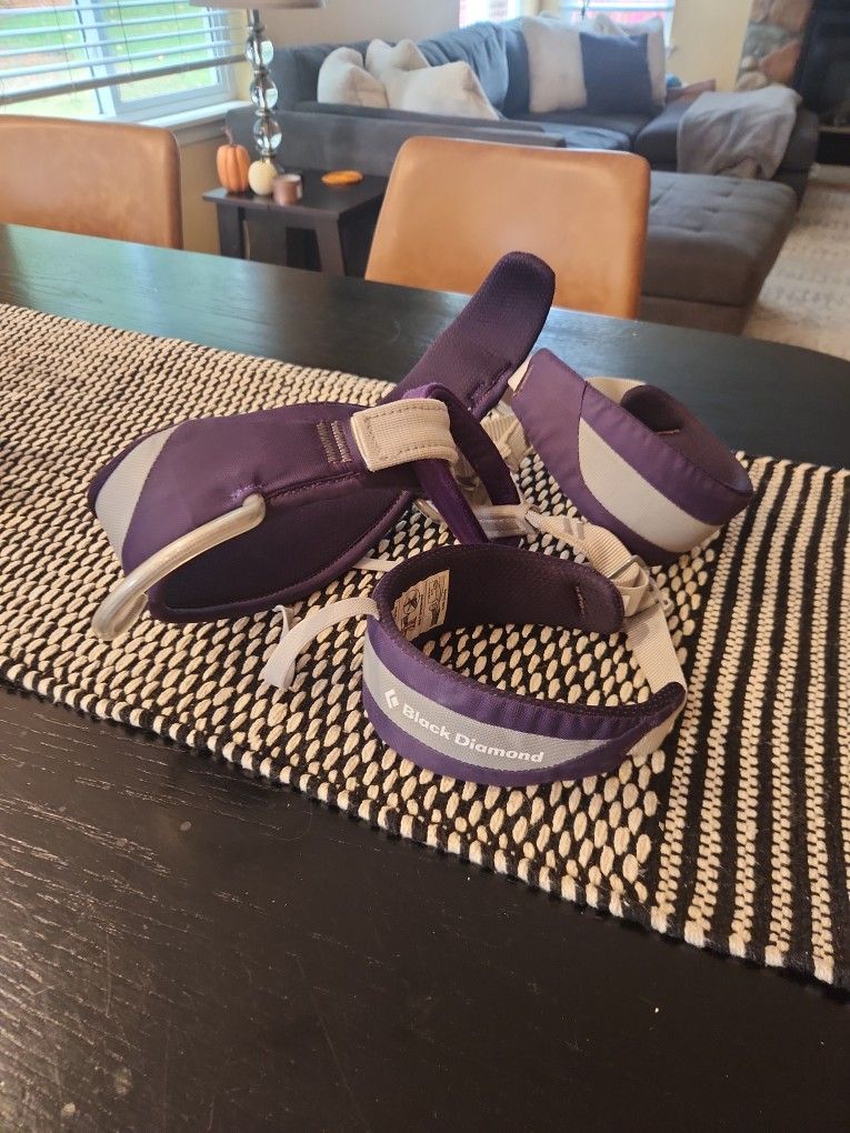 Kids Climbing Harness, Black Diamond, Purple