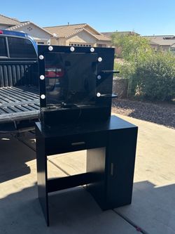 Black vanity led light