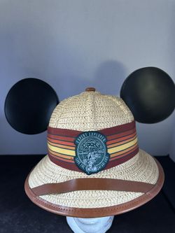 Disney Animal Kingdom Mickey Safari Hat Expert Explorer Ears One Size