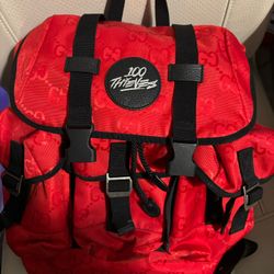 100 Thieves x Gucci Off the Wall Backpack