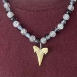 REAL SHARK TOOTH NECKLACE | 18 INCH NECKLACE | SURFER | OCEAN ENTHUSIAST