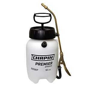 CHAPIN Premier Pro XP 21210XP Handheld Sprayer, 1 gal Tank, Poly Tank, 42 in L Hose, White