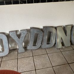 Hobby Lobby Large Medal Letters  20.5 Inches Tall