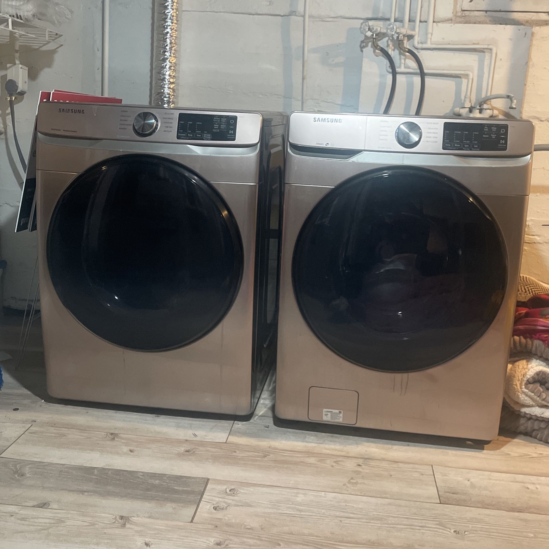 samsung washer and dryer rose gold