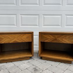 Antique Lane Pair Of Nightstands 