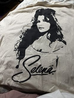 Selena Urban Outfitters Men's Cream and Black T-shirt