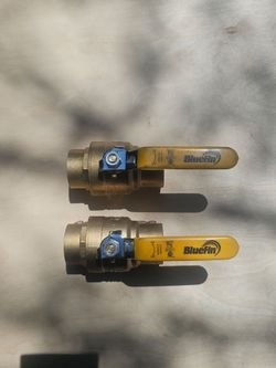 (2) NEW 1-1/4” Bluefin Brass Ball Valves (Sweat / Solder) - Lead Free
