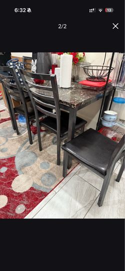 Table and chairs