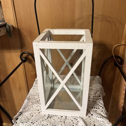 Wood And Glass Lantern