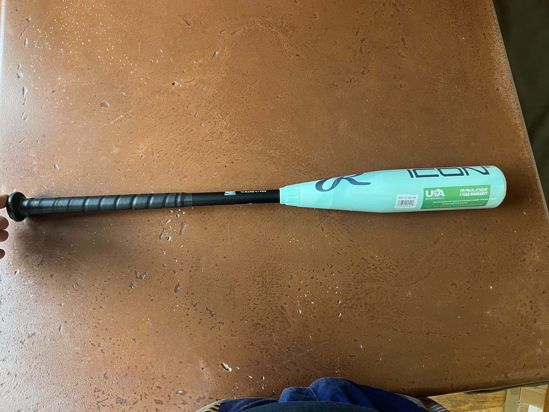 New Rawlings Icon Baseball Bat USA -12 29” 17oz