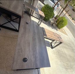 L shaped desk