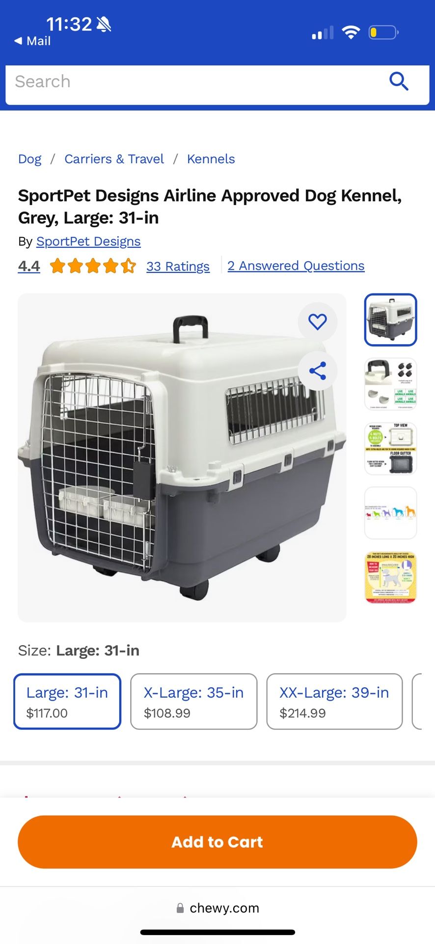 Dog Crate - Airline Approved