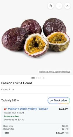 Passion fruit plant