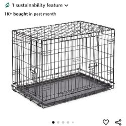 Double door Dog Crate