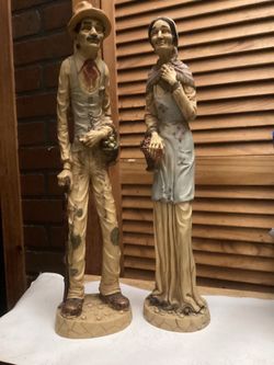 L. TONI Italian folk art statuettes