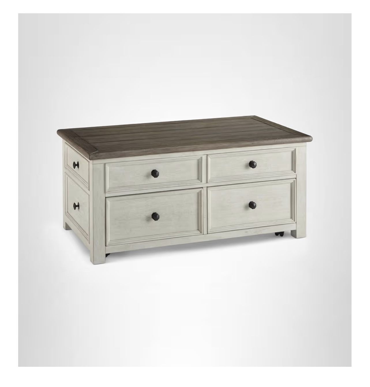 Coffee Table – Brown/White