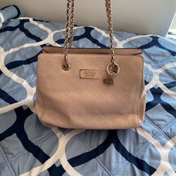pink guess bag 