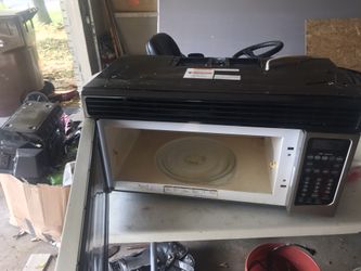 Microwave over range works 25.00