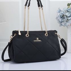 Black Leather Purse