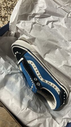 Blue pearlized vans