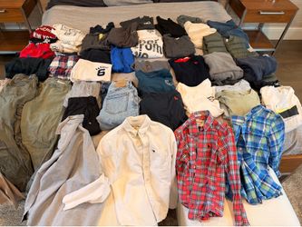 Boys Clothes - Mostly 13/14 with some 15/16 - Abercrombie, and other good brands