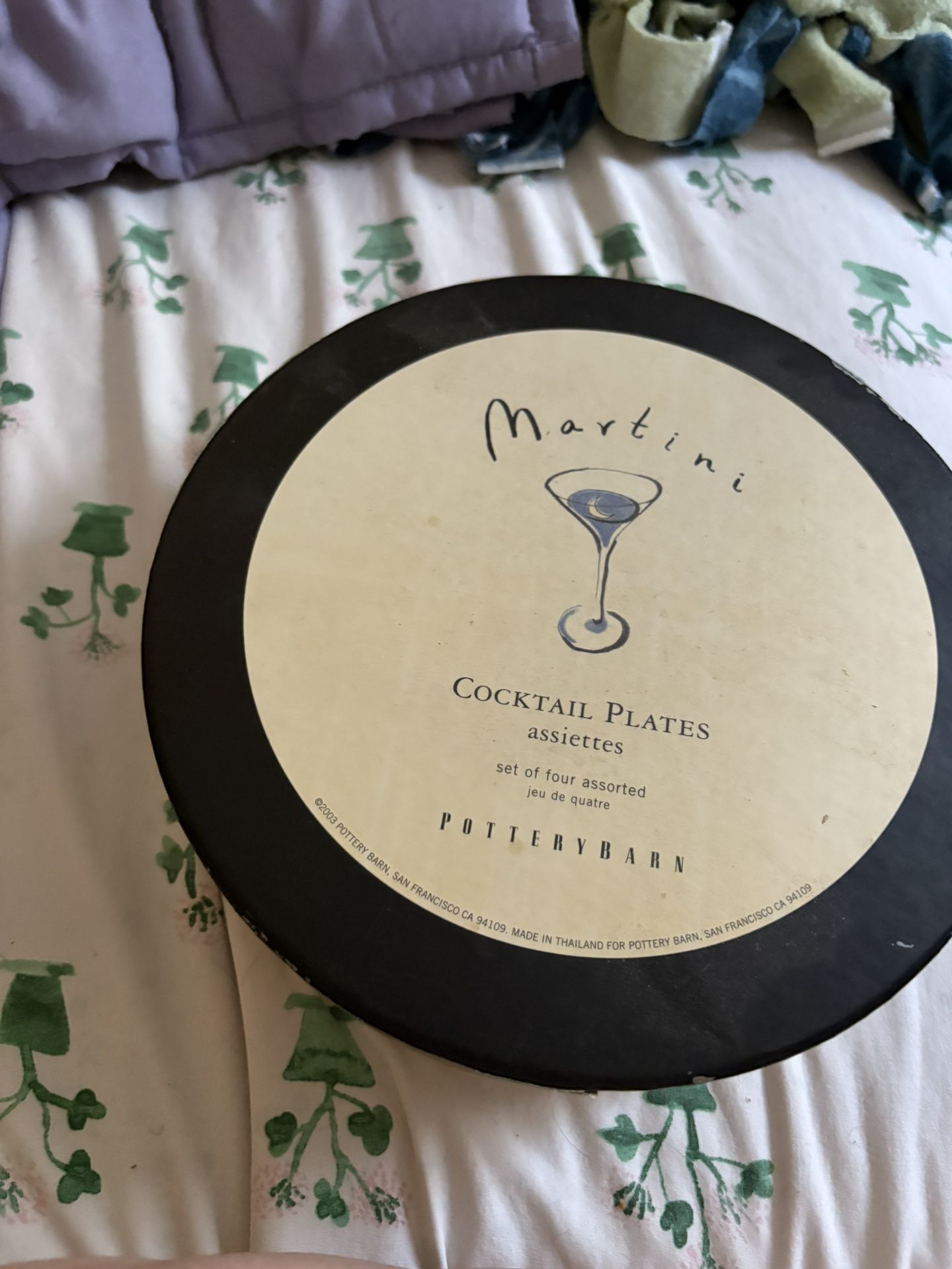 Pottery Barn Cocktail Plates