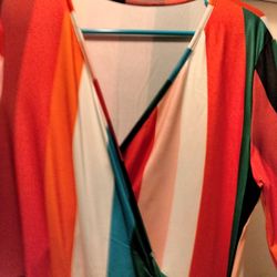 Stripe Dress Long Sleeve