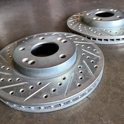 31337 front pair rotor drill and slot Hyundai Sonata Tiburon Tucson Kia Magentis Optima