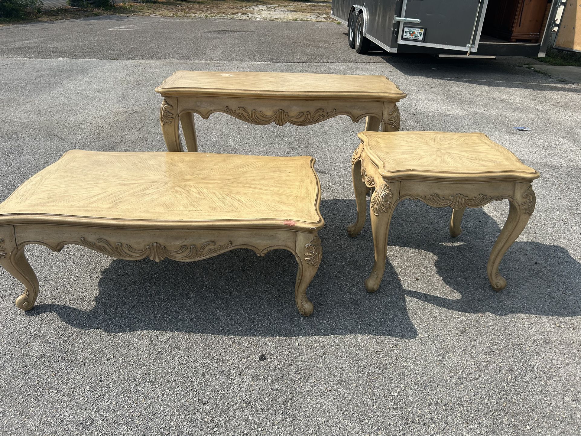Set Of 3 , Coffee Table , End Table And Entryway 