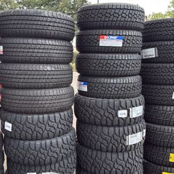 265/75R16 SET OF 4 ALL TERRAIN TIRES WITH INSTALLATION AND BALANCING 