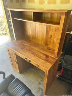 Computer desk and chair