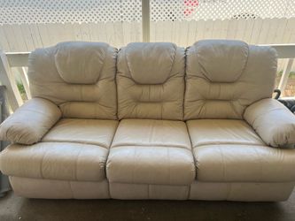 Leather sofa