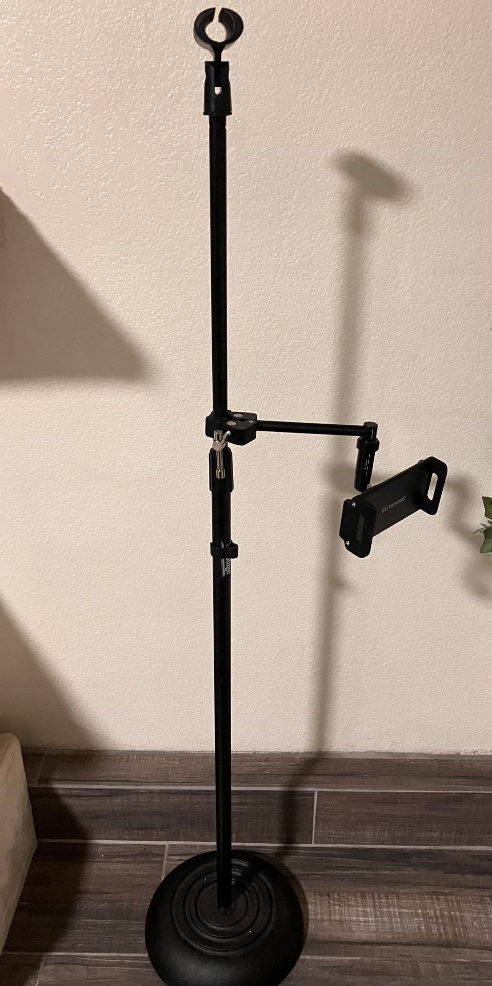 Microphone Stand with iPad Holder