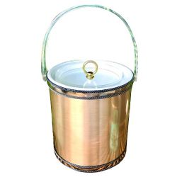 Vintage Gold Georges Briard Ice Bucket, Mid Century, Gorgeous Gold Classey.