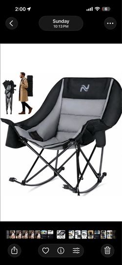 Oversized Rocking Camping Chair