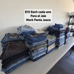 Work Pants Jeans Para El Jale