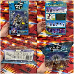 Vintage 1998 JAKKS PACIFIC WWF STOMP SERIES 3 LOD 2000 HAWK