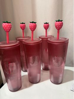 New strawberry Starbucks cup